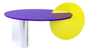 Galactica Saturn Coffee Table in Powder-Coated Aluminum by Altreforme