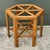 Tan Vintage Rattan Hexagon Dining Table Pedestal For Sale - Image 8 of 12