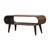 Mid-Century Modern Chestnut-Finish Mango Wood Scandinavian Coffee Table For Sale - Image 3 of 8