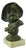 19th Century Bronze Bust Sculpture of a Peasant Child on a Marble Base by Francesco Paolo Michetti For Sale