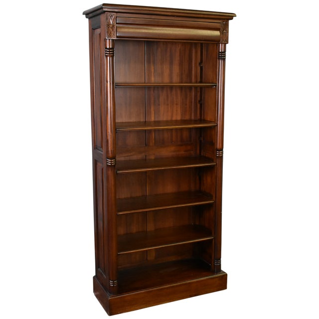 2020s Legacy Open Bookcase - Brown Walnut For Sale - Image 5 of 10