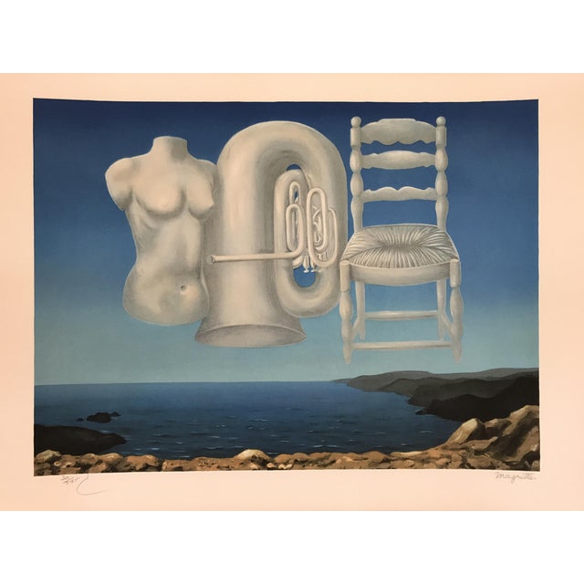After René Magritte, Menacing Time, Lithograph For Sale