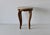 Queen Anne-Style Italian Marble Top Side Table Carved Wood Legs Detail Vintage Mid-Century For Sale - Image 4 of 14
