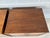 Brown Mid 20th Century Lane Furniture Campaign Style 2 Drawer Walnut Nightstands - A Pair For Sale - Image 8 of 12