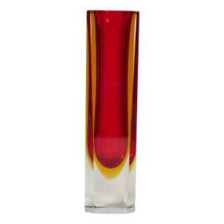Mid-Century Glass Vase by Flavio Poli for Seguso, 1970s For Sale