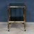 Vintage Italian Brass Framed Drinks Trolley, 1980 For Sale - Image 12 of 17
