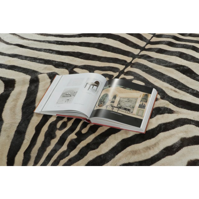 Animal Skin Rug & Kilim’s Contemporary Burchell Zebra Hide With Classic Black Stripes For Sale - Image 7 of 9