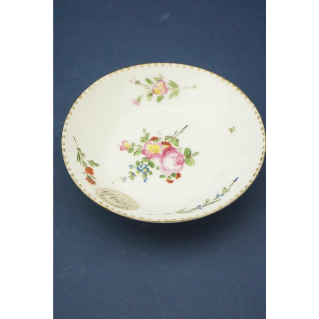 Antique Porcelain Coffee Cup and Saucer from Meissen Porcelain, Set of 2 For Sale - Image 14 of 18