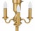Late 20th Century Classic Sunlit Brass Torchiere Floor Lamp With Integrated 3-Light Candelabra — 59” H For Sale - Image 4 of 9