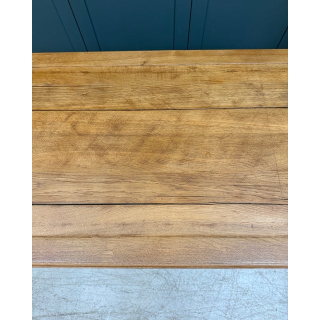19th Century Antique Oak Table, 1890s For Sale - Image 5 of 13