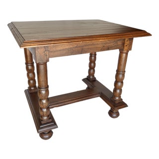 19th Century French Walnut Side Table For Sale