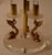Metal Lucite and Brass Dolphin Serpent Lamps - a Pair For Sale - Image 7 of 11