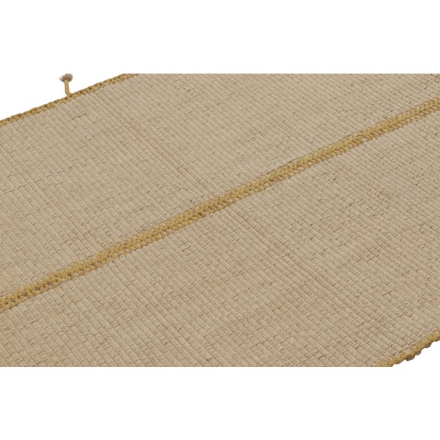 Handwoven in wool, this 4x5 contemporary Kilim is from an exciting new custom-capable flatweave collection by Rug & Kilim....