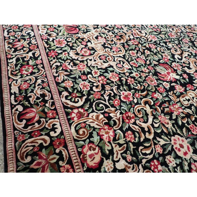 Early 20th Century Galerie Shabab Collection Early 20th Century Persian Kashan Carpet For Sale - Image 5 of 10