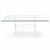 Vintage Mid-Century Modern Frosted Design Lucite Dining Table Base For Sale - Image 9 of 9