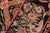 Elegant Floral Pak-Persian Black/Brown Wool Rug - 8'2'' X 10'2'' For Sale In New York - Image 6 of 9
