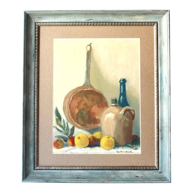 Midcentury French Kitchen Still Life For Sale