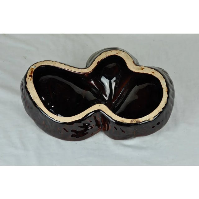 Red and Brown Hors d'oeuvre from Vallauris, 1960s For Sale - Image 10 of 11