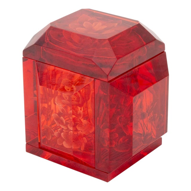 Joyce Francis "Blood Lotus" Covered Box For Sale