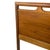 Jens Risom Mid-Century Walnut Headboard, Full Size, Sculptural Upper Detail For Sale - Image 4 of 12