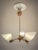 Mid-Century Modern Three-Arm Pendant Light in Brass and Copper, 1950s, Swedish For Sale - Image 4 of 10