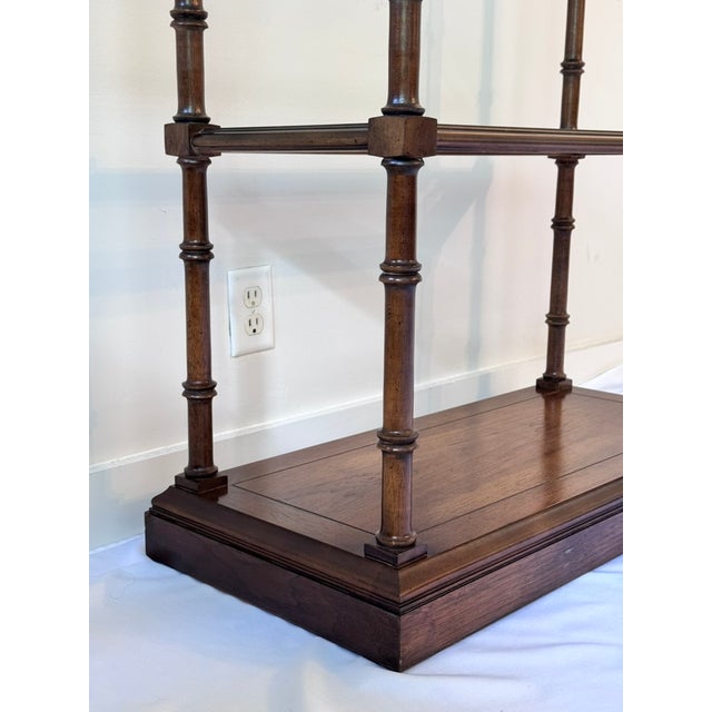 1970s Faux Bamboo Etagere by Lane For Sale - Image 12 of 18