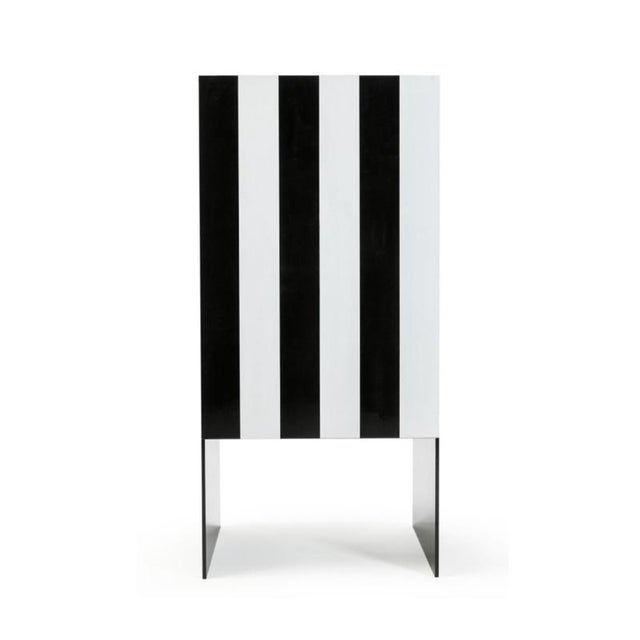 Contemporary Simbolo Stripes Chair in Powder-Coated Aluminum by Altreforme For Sale - Image 3 of 14