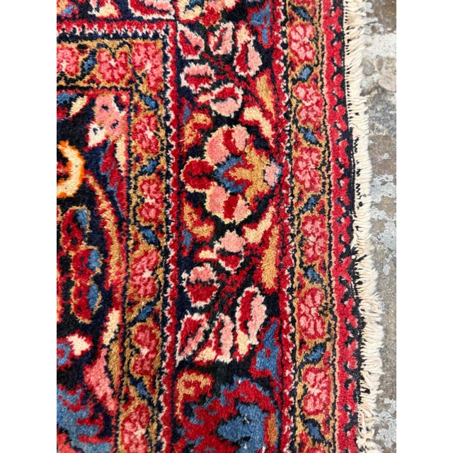 5ft 5in × 6ft 8in 1920's Turkish Hand-Knotted Area Rug For Sale In San Francisco - Image 6 of 12