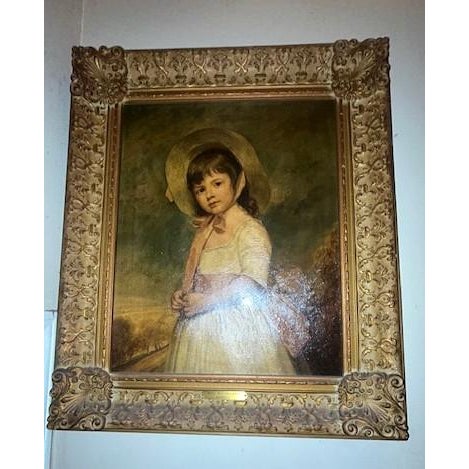 Late 20th Century "Miss Willoughby" Print After George Romney For Sale In Columbia, SC - Image 6 of 10