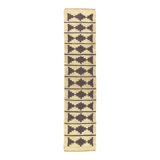 Pasargad DC Beige Handmade Natural Fiber Jute Runner For Sale