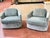 1960s Vintage Barrel Back Swivel Chairs, Newly Reupholstered For Sale - Image 5 of 9