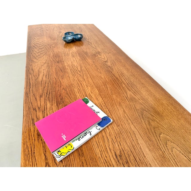 Vintage Farmhouse Table in Oak, 1960s For Sale - Image 17 of 18