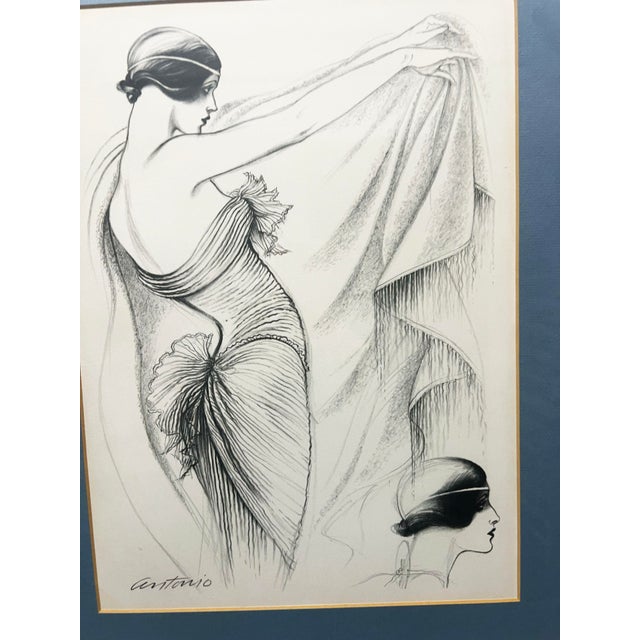 1970s Antonio Lopez - Lithograph, 1979- Coty Awards, Ralph Lauren For Sale - Image 5 of 5