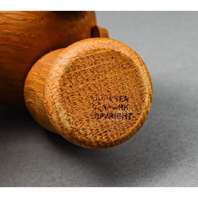 Kay Bojesen Denmark Vintage Mid Century Articulated Wood Teak Elephant Figurine For Sale - Image 9 of 9