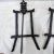 Metal Mid Century Cast Metal Pagoda Easel For Sale - Image 7 of 8