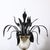 Mid-Century Expansive Leaf Form Handblown Murano Glass & 24kt Gold Fleck Uplight For Sale - Image 16 of 18