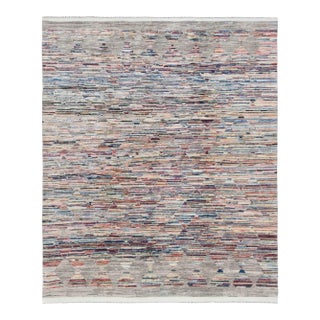 Multicolor Modern Wool Rug For Sale