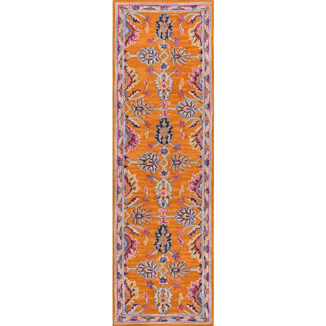 2020s Ibiza Orange Hand Tufted Area Rug 8' X 10' For Sale - Image 5 of 8
