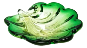 Art Deco Italian Bowl from Made Murano Glass, 1970s