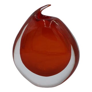 Peak Glass Vase by Fornace Mian For Sale