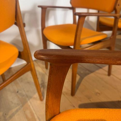 Set of 6 armchairs by Erik Buch, 1960s