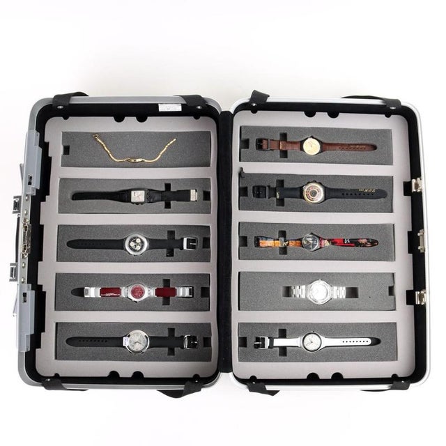 Black 007 James Bond Case with 20 Watches from Swatch, Set of 21 For Sale - Image 8 of 13
