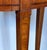 Brown French Louis XVI Style Tulipwood Marquetry Veneered Circular Side Table For Sale - Image 8 of 9