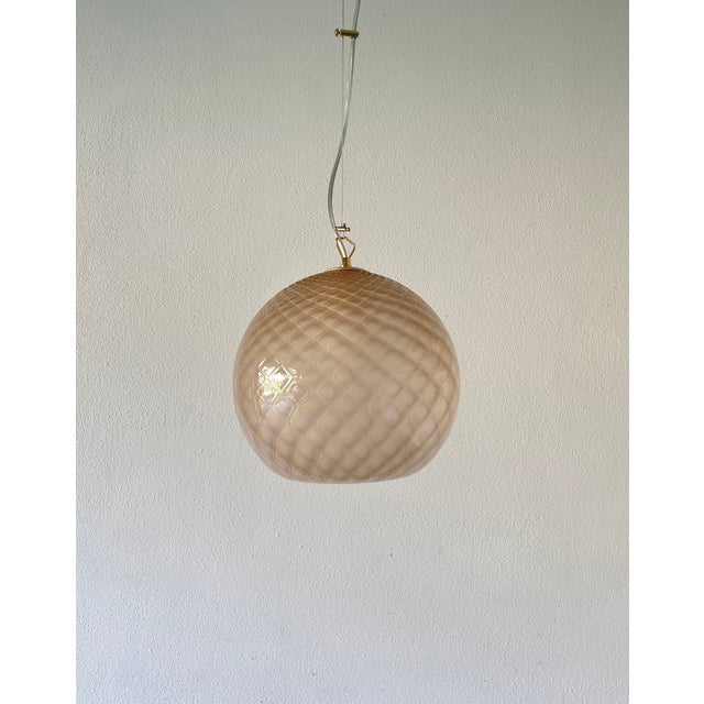 Murano Glass Barolà Pendant Lamp in Balloton Glass, 2010s For Sale - Image 14 of 17