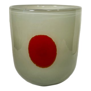 Henry Dean Signed Massive Glass Vessel For Sale