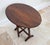 Small French Wood Wine Tasting Table with Tilt Top, 1920s For Sale - Image 3 of 11