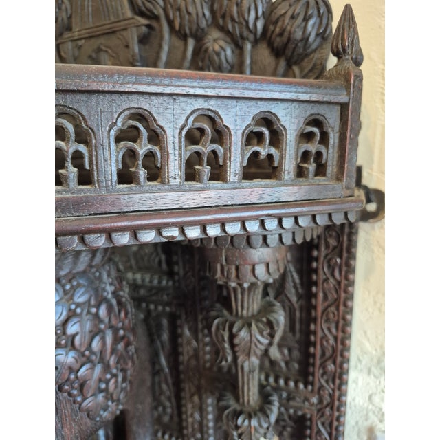 Antique Moroccan Wall Bracket With Elephant For Sale - Image 4 of 8