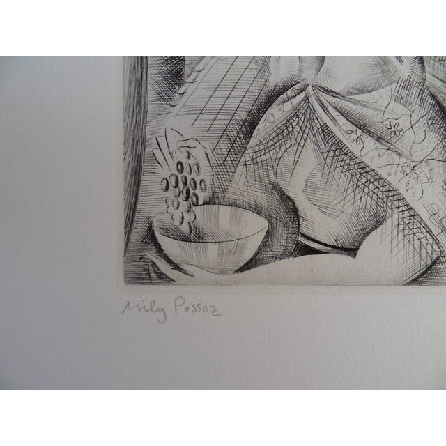 Mily Possoz, The Church of Fontenay, Engraving For Sale - Image 5 of 7