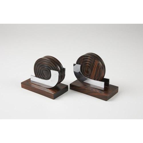 Art Deco Bookends, Set of 2 For Sale - Image 3 of 6