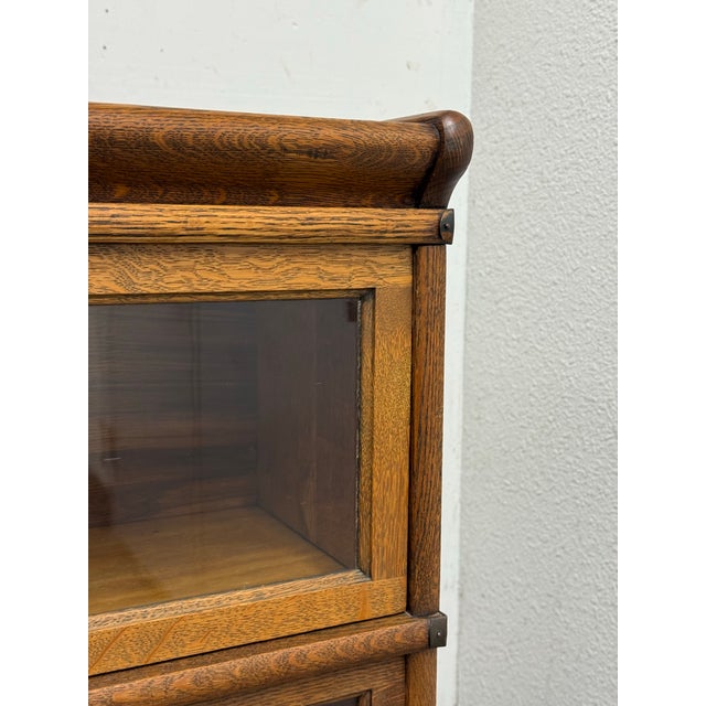 Early 20th Century Antique Globe-Wernicke Barrister Bookcase For Sale - Image 5 of 12